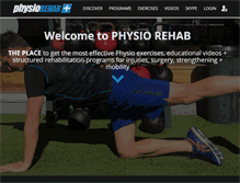 Tablet Screenshot of physiorehab.com